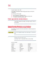 Preview for 14 page of Toshiba Tecra A3 User Manual
