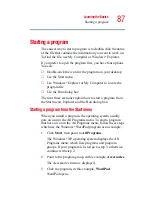 Preview for 87 page of Toshiba Tecra A3 User Manual