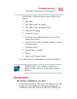 Preview for 185 page of Toshiba Tecra A3 User Manual