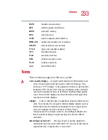 Preview for 233 page of Toshiba Tecra A3 User Manual