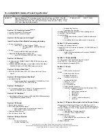 Preview for 1 page of Toshiba Tecra A8-EZ8413 Specifications