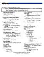 Preview for 1 page of Toshiba Tecra A8-S8513 Detailed Product Specification