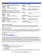 Preview for 3 page of Toshiba Tecra A8-S8513 Detailed Product Specification