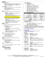 Preview for 2 page of Toshiba Tecra M4 Specifications