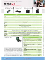 Preview for 2 page of Toshiba TECRA M5 Specifications