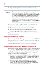 Preview for 4 page of Toshiba Tecra R950 (Spanish) Manual Del Usuario