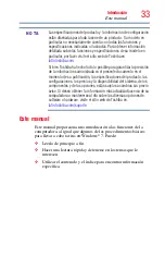 Preview for 33 page of Toshiba Tecra R950 (Spanish) Manual Del Usuario