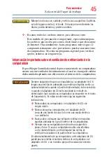 Preview for 45 page of Toshiba Tecra R950 (Spanish) Manual Del Usuario