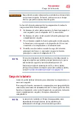 Preview for 49 page of Toshiba Tecra R950 (Spanish) Manual Del Usuario