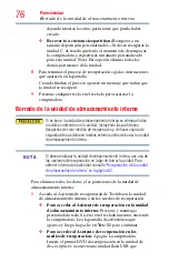 Preview for 76 page of Toshiba Tecra R950 (Spanish) Manual Del Usuario