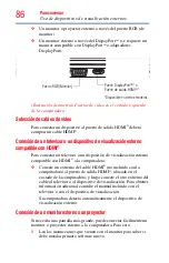 Preview for 86 page of Toshiba Tecra R950 (Spanish) Manual Del Usuario