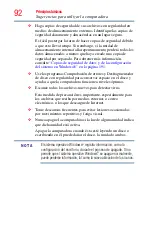 Preview for 92 page of Toshiba Tecra R950 (Spanish) Manual Del Usuario