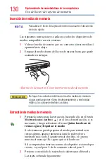 Preview for 130 page of Toshiba Tecra R950 (Spanish) Manual Del Usuario