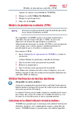 Preview for 157 page of Toshiba Tecra R950 (Spanish) Manual Del Usuario