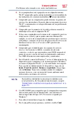 Preview for 187 page of Toshiba Tecra R950 (Spanish) Manual Del Usuario