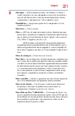 Preview for 221 page of Toshiba Tecra R950 (Spanish) Manual Del Usuario