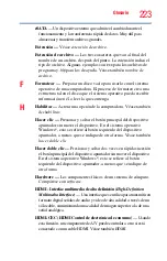 Preview for 223 page of Toshiba Tecra R950 (Spanish) Manual Del Usuario