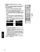 Preview for 34 page of Toshiba TheaterWide 20HL67 Owner'S Manual