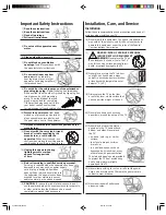 Preview for 3 page of Toshiba TheaterWide 51H94 Owner'S Manual