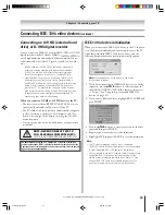 Preview for 23 page of Toshiba TheaterWide 51H94 Owner'S Manual