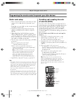 Preview for 30 page of Toshiba TheaterWide 51H94 Owner'S Manual