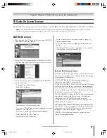 Preview for 57 page of Toshiba TheaterWide 51H94 Owner'S Manual