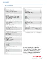 Preview for 2 page of Toshiba TheaterWide 52HM94 Specification