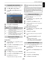 Preview for 29 page of Toshiba TL93 Digital Series Owner'S Manual