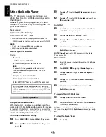 Preview for 46 page of Toshiba TL93 Digital Series Owner'S Manual