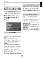 Preview for 67 page of Toshiba TL93 Digital Series Owner'S Manual