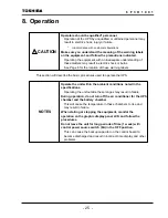 Preview for 26 page of Toshiba TOSNIC-7000S Instruction Manual