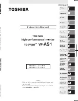 Toshiba TOSVERT VF-AS1 Series Instruction Manual preview