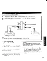 Preview for 49 page of Toshiba TP50H15 Owner'S Manual