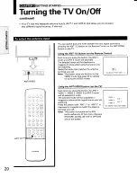 Preview for 20 page of Toshiba TP55C80 Owner'S Manual