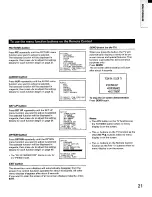 Preview for 21 page of Toshiba TP55E80 Owner'S Manual