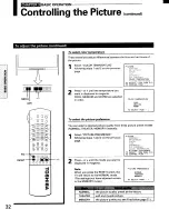 Preview for 32 page of Toshiba TP55E80 Owner'S Manual