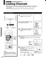 Preview for 44 page of Toshiba TP55E80 Owner'S Manual