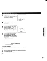 Preview for 47 page of Toshiba TP61E90 Owner'S Manual