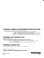 Preview for 67 page of Toshiba TP61E90 Owner'S Manual