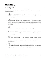 Preview for 17 page of Toshiba TPS0A0700AXA Installation And Operation Manual