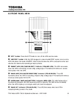 Preview for 20 page of Toshiba TPS0A0700AXA Installation And Operation Manual