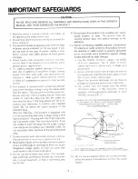 Preview for 3 page of Toshiba TRX-120 Installating And Operation Manual