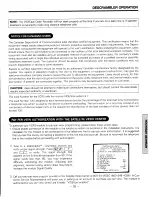 Preview for 33 page of Toshiba TRX-1420 Owner'S Manual