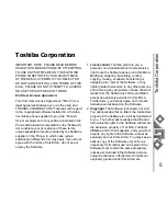 Preview for 6 page of Toshiba TS705 User Manual