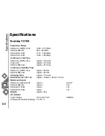 Preview for 65 page of Toshiba TS705 User Manual