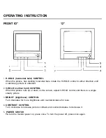 Preview for 2 page of Toshiba TVM-1003 Instruction Manual