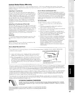 Preview for 47 page of Toshiba TW40X81 Owner'S Manual