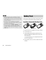 Preview for 22 page of Toshiba TX80 User Manual