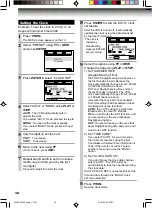 Preview for 16 page of Toshiba W-422 Owner'S Manual