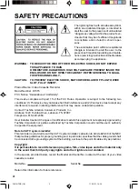 Preview for 2 page of Toshiba W-515 Owner'S Manual